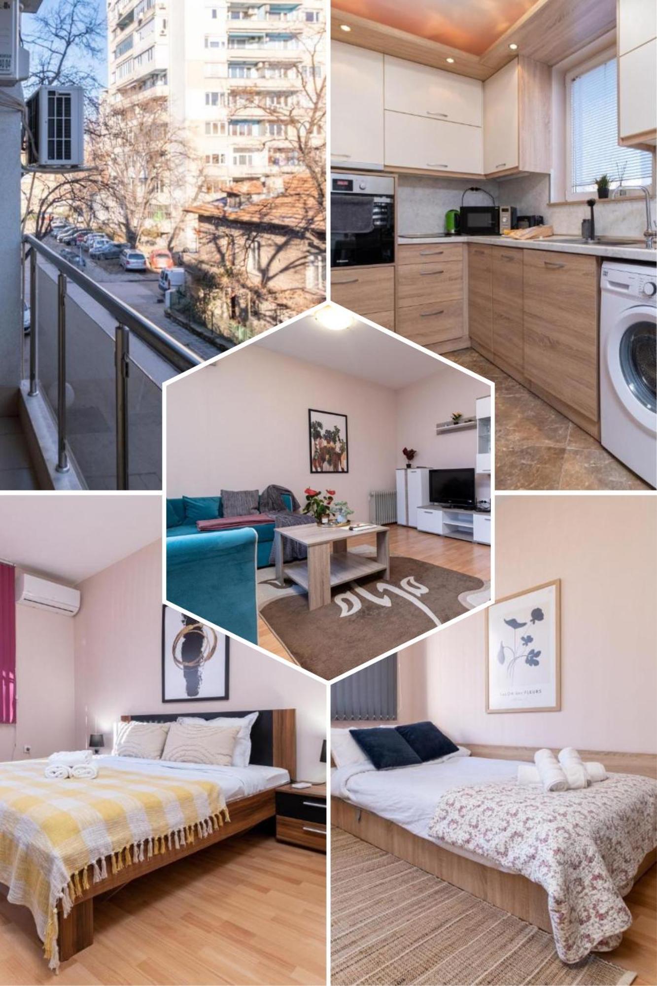 Comfortable 2Br Urban Getaway In City Center Пловдив Экстерьер фото
